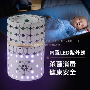 Ceramic Air Purifier LED-UV Disinfection 5V USB PM2.5 thumbnail-4