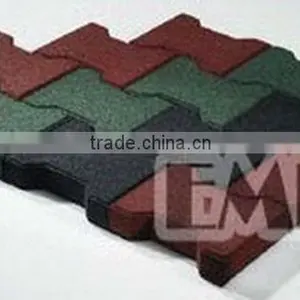 Outdoor Durable Garage Rubber Floor Tiles thumbnail-3
