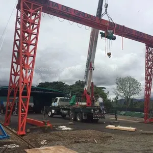 MH Type 5 Ton General Gantry Crane, Gantry Crane, Main Girder Box Support Leg Gantry Crane, Rail Type Small Crane thumbnail-3