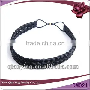 Beauty Black Synthetic Hair Piece Braided Headband thumbnail-1