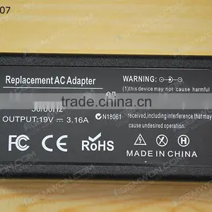 High Copy Laptop AC Power Adapter for DELTA 19V 3.16A 5.5*2.5mm 60W thumbnail-1