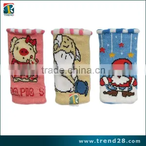 Cartoon Knitted Sock Case for Cell Phone thumbnail-1