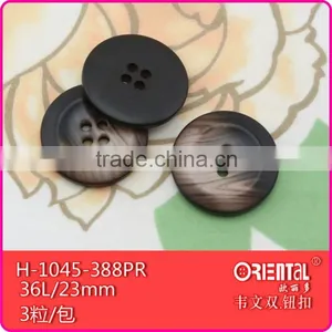 4 Holes Smoke Plastic Coat Buttons thumbnail-3