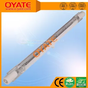 1000W OYATE Quick Response Short Wave Infrared Heating Lamp for Industrial Heating White Reflector Infrared Halogen Single Tube Lamps thumbnail-4