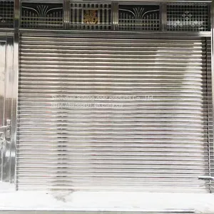 Industrial Duty Galvanized Steel Roll up Doors Automatic Motorized Roller Shutter Garage Door thumbnail-2