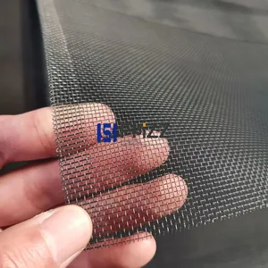 Black Coated Aluminium Fabric for Screen Windows and Doors to Protect From Mosquitoes and Other Insects thumbnail-2