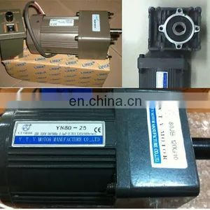 Low Noise VTV YN80-25 220v 25w Micro ac Motor de Engranajes 80mm Small ac Geared Reducer Motor Single Phase Motor thumbnail-4