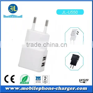 Free Sample OEM Factory Consumer Electronics USB Travel Charger With 2 USB Output thumbnail-5