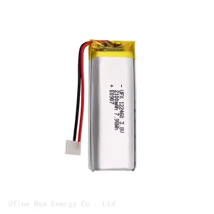 Customized Rechargeable Battery for Cordless Phone UFX 122460 2100mAh 3.8V Polymer Battery thumbnail-1