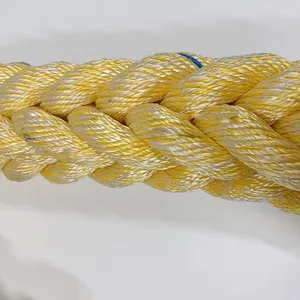 High Strength Polypropylene Cable Polyester Hawser Blend 8/12 Strands for Mooring Rope for Marine Use Vessel Towing thumbnail-5