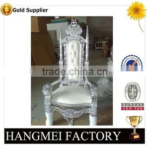 New Style Romania Gold King Throne Chair For Wedding thumbnail-2