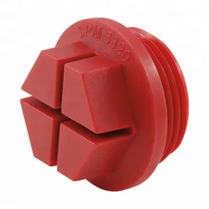 Hydraulic Adapter Fitting Metric Male O-Ring Hex BSP BSPT Plastic Plug thumbnail-3