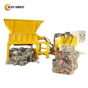 Scrap Metal Hydraulic Double Shaft Shredder for Recycling Plant thumbnail-5