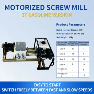 3T Gasoline Motorized Screw Mill - Heavy-Duty Traction Equipment (Factory Direct Sales) thumbnail-3