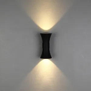 Qiaoguang 10w Outdoor Double-sided Wall Lamp With Up-and-down Illumination, Waist-shaped for Courtyard and Villa Lighting thumbnail-2
