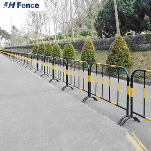Temporary Fencing for Sports Events Crowd Control /Road Metal Steel Crowd Barrier thumbnail-5