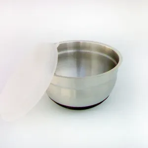 Salad Bowl ,3pce Set ,silicone Black thumbnail-5