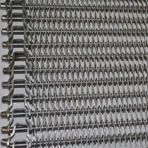 Metal Conveyor Mesh Belt High Temperature Resistant Food Dryer Conveyor Belt Industrial Conveyor Cleaning Machine Mesh Belt thumbnail-2