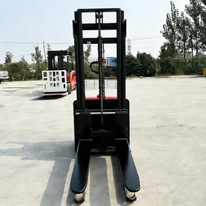 High Capacity 1ton 1500kg 1.5t Electric Stacker Reinforced Structure and Efficient Lifting for Heavy Cargo Electric Stacker thumbnail-4