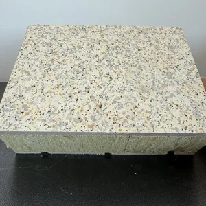 Fireproof Rock Wool EPS XPS Core Thermal Insulation Decoration Board Stone Texture Waterproof Facade Cladding for Building thumbnail-4