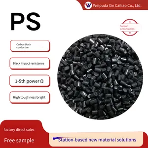 ps Conductive and Anti-static Carbon Black Masterbatch, Conductive Hips, Conductive Carrier Tape Coil Glue Tray Material With High Flowability and High Rigidity thumbnail-2