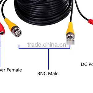 Wholesales Factory Price Security CCTV Camera Bnc Dc Connector Cable thumbnail-6
