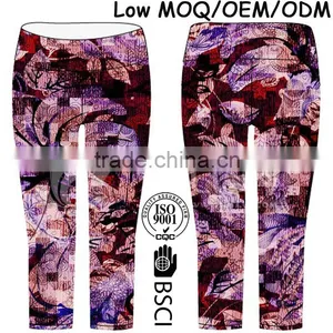 High Waist Cropped Leggings Fitness Women Tights Capri YOGA Pants thumbnail-1