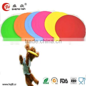 Anti-abrasion Silicone Frisbee for Dog Training Flying Disc thumbnail-1