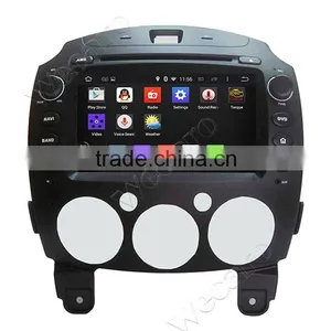 Top Version Android 4.4.4 Car Audio System 8" 2 Din for Mazda 2 Car Mp3 Player Radio Gps 1080p 2010-2012 thumbnail-3