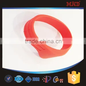 MDW302 Cheap Factory Custom Printed Silicone RFID Wristband / RFID Silicone Wristband thumbnail-6