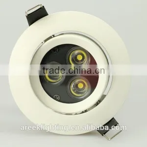 High Quality 3X1W Aluminium Led Downlight With Unique Design for Indoor House Decoration thumbnail-1