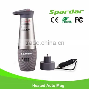 Car Travel Coffee and Tea Flasks Mug Water Heated Boil Cup thumbnail-5