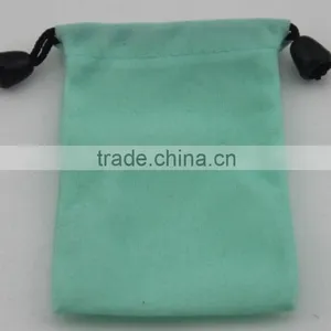 Hight Quality Custom Velvet Bag Flock Pouch Wholesale Cloth Pouch Satin Pouch B269 thumbnail-1