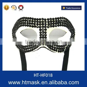 Custume Carnival Accessories HT-HF018 Plastic Half Face Party Eye Mask and Paper Party Eye Mask thumbnail-1