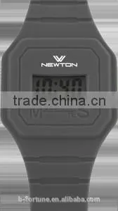 LP1139 Digital LCD Display Movement Silicone Strap Electronic Panel Fruit-scented Watch thumbnail-4
