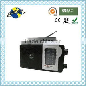 Cheap Classical Black Design Portable Analogue AM FM Radio thumbnail-1