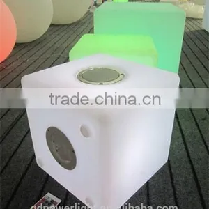 LED Luminaries Cube With Bluetooth Speaker Stereo 4343B5 thumbnail-6