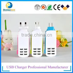 Top Selling Travel Charger Output 5V 6A Support AUS,UK,EU,US,different AC Cord thumbnail-3