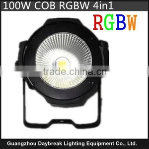 Led Cob Light Dmx512 Stage RGBW 4in1 COB Led Par AC90-240V ,high Power 100w Cob Leds Lamp thumbnail-1