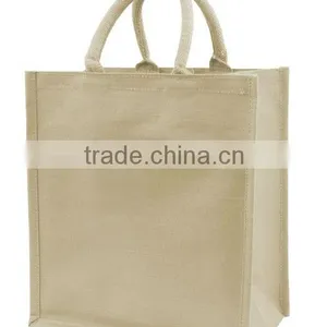 2016 Reusable Six Wine Bottle Juco Bag With Woven Cotton Handles thumbnail-1