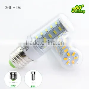 SMD 5730 E27 E14 LED Lamp 5730SMD LED Lights Corn Led Bulb 24 36 48 56 69 72Leds Chandelier Candle Lighting Home Decoration thumbnail-2