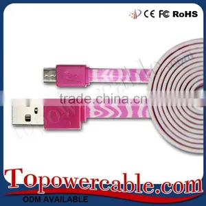 Quick Charge And High Speed Heavy Duty Flat Noodle Green Data Cable thumbnail-1