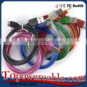 Fast Charging Mobile Phone Micro Usb Data Cable 20Awg-28Awg Low Price In China thumbnail-6
