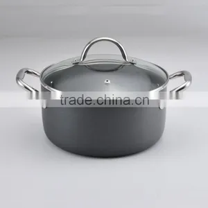 [BSCI Member] Hard-anodized Aluminum Cooking Pot Nonstick/Ceramic/Marble Coating Available Fordged/Casting thumbnail-1