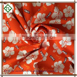Printed Seersucker Polyester Cotton Blend Fabric for Girl Dresses thumbnail-1
