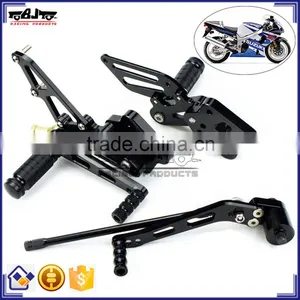 ARS-K6 Wholesale Billet Aluminum Adjustable Footrest Peg Motorcycle for Suzuki GSXR 600/750 06-09 thumbnail-1