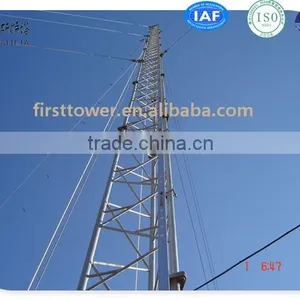 Guyed Mast 3-leg Wifi Communication Tower thumbnail-3