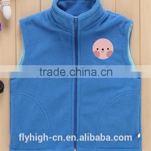 Logo Embroidered Warm Women's Sleeveless Polar Fleece Vest thumbnail-3