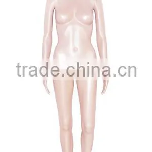 Abstract Egg Head Women Mannequins Slender Skin Color Plastic Manikin for Clothing thumbnail-4