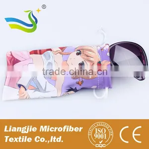 Logo Printing Microfiber Spectacles Pouch thumbnail-2